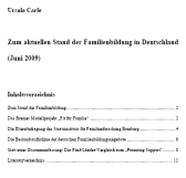 Carle2009Familienbildung in Deutschland